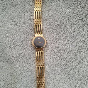 Movado gold esperanza watch